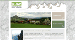 Desktop Screenshot of dav-schwarzwald.de